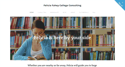 Desktop Screenshot of feliciafahey.com